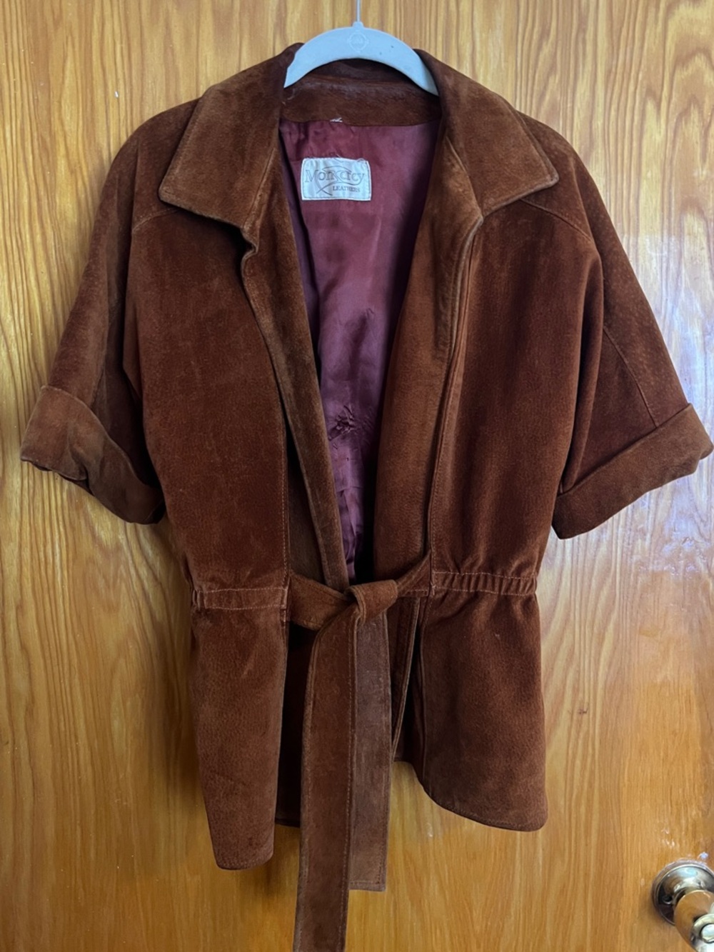 Vintage Monterey Leathers Cropped Suede Jacket